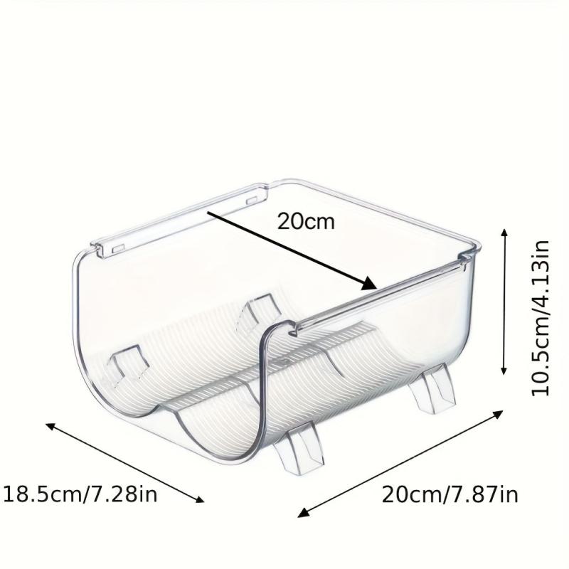 1pc Stackable Water Bottle Storage Rack Organizer Plastic Holder Flat Pot Mug