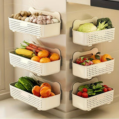 Kitchen Storage Basket Wall Hanging Fruit Vegetable Holder