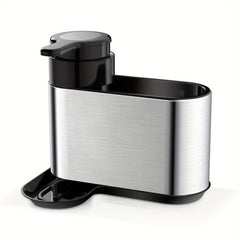 2 in 1 Storage Rack with Soap Dispenser & Dish Towel Holder