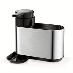 2 in 1 Storage Rack with Soap Dispenser & Dish Towel Holder