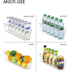 Breastmilk Storage Container Clear Organizer Bins
