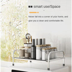 Metal Storage Rack Kitchen Spice And Seasoning Bottle Holder