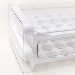 Large Capacity Egg Holder For Refrigerator Egg Storage Container