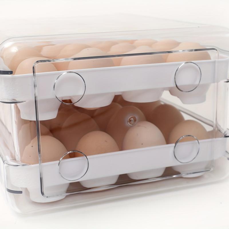 Large Capacity Egg Holder For Refrigerator Egg Storage Container