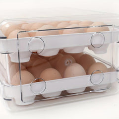Large Capacity Egg Holder For Refrigerator Egg Storage Container