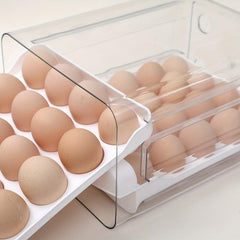 Large Capacity Egg Holder For Refrigerator Egg Storage Container