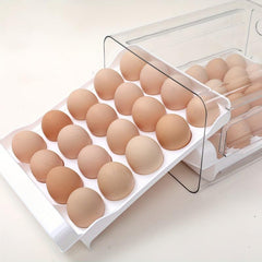 Large Capacity Egg Holder For Refrigerator Egg Storage Container