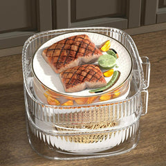 Kitchen Vegetable Cover Leftover Dish Storage Rack Dust Proof