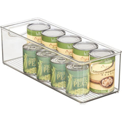 Plastic Stackable Kitchen Organizer Bin for Refrigerator Freezer Cabinet Pantry