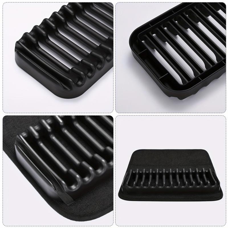 Dish Drying Rack With Mat For Kitchen Counter And Cupboard
