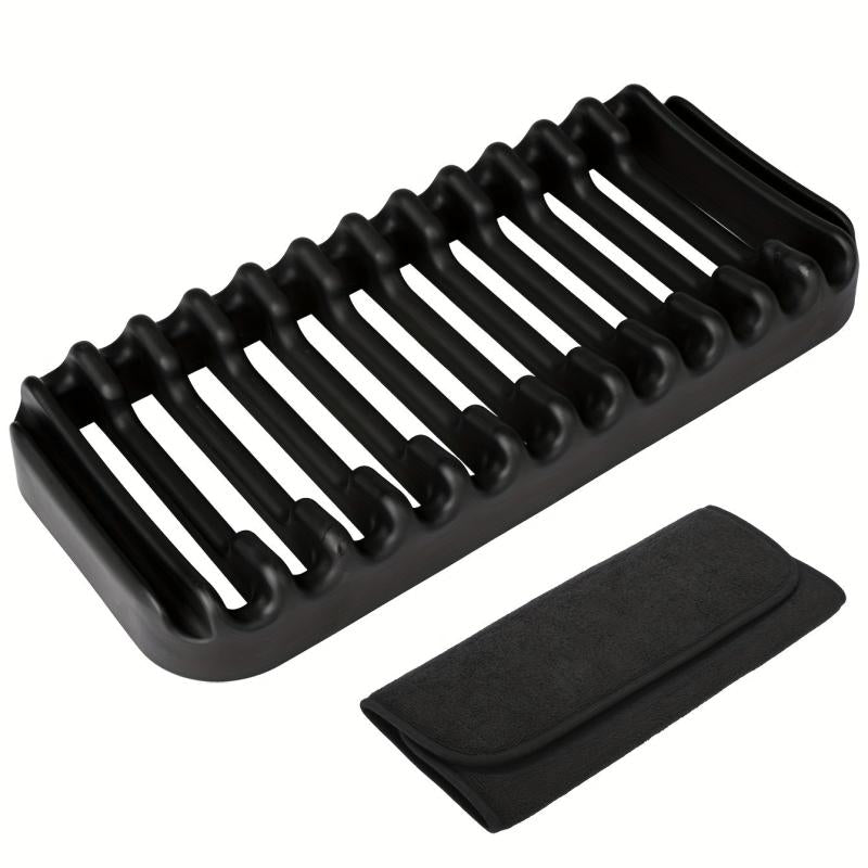 Dish Drying Rack With Mat For Kitchen Counter And Cupboard