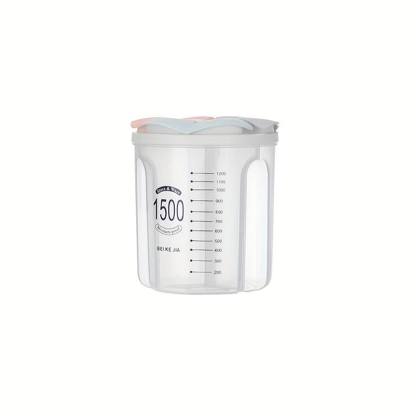 1pc Airtight Food Storage Containers Clear Square Tanks