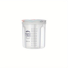 1pc Airtight Food Storage Containers Clear Square Tanks