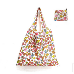 3pcs Floral Print Reusable Shopping Tote Bag Large Capacity Foldable Handbag
