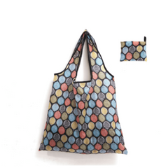 3pcs Floral Print Reusable Shopping Tote Bag Large Capacity Foldable Handbag