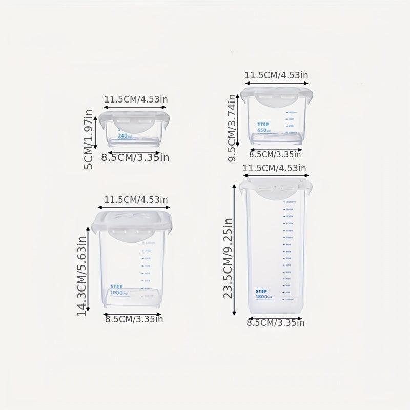 Sealing Food Jars Plastic Storage Cans for Grains & Cereals
