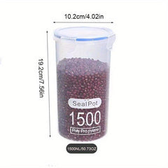 Airtight Plastic Food Storage Container for Cereal Rice Pasta