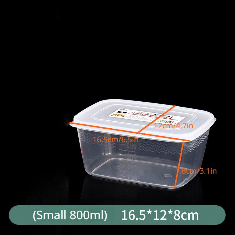 3pcs Kitchen Refrigerator Fresh-keeping Box Microwave Lunch Box