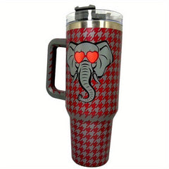 40oz Stainless Steel Tumbler Elephant Cup With Handle