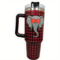 40oz Stainless Steel Tumbler Elephant Cup With Handle