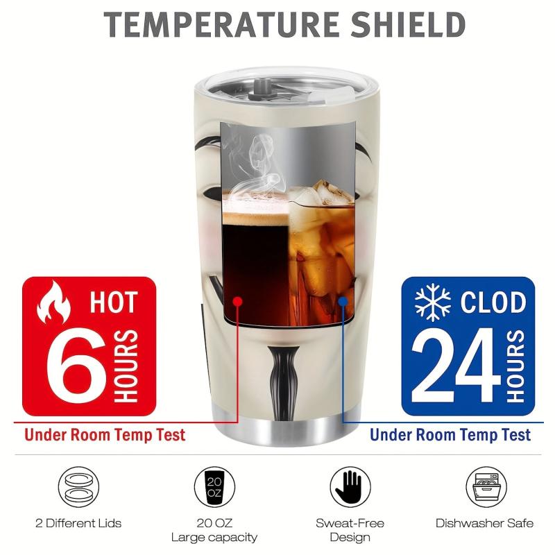 20oz Halloween Stainless Steel Tumbler Insulated Travel Mug