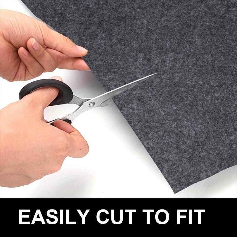 Under Sink Mat 24x30 in Durable Waterproof Absorbent Shelf Liner Grey