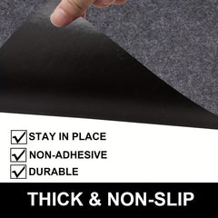 Under Sink Mat 24x30 in Durable Waterproof Absorbent Shelf Liner Grey