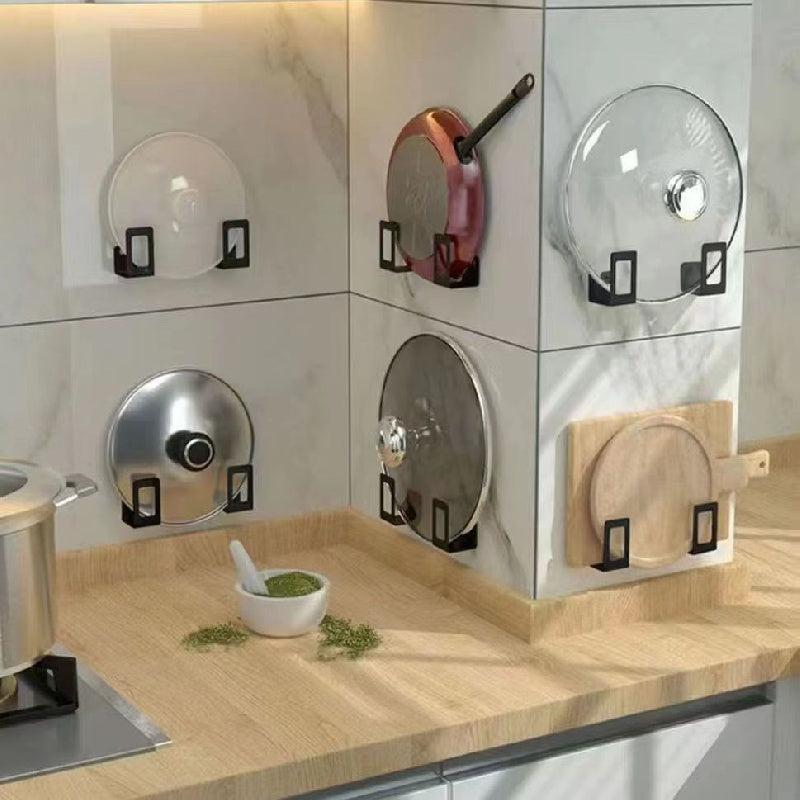 Stainless Steel Pot Cover Racks Storage Kitchen Wall mounted Cutting Board Rack