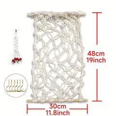 Boho Macrame Fruit Basket with Banana Hang