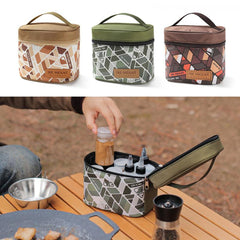 Seasoning Bottle Storage Bag Camping Picnic Organizer