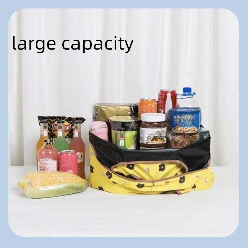 Reusable Washable Grocery Bag Oversized Durable Storage Waterproof Tote