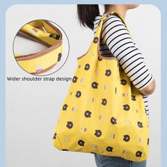 Reusable Washable Grocery Bag Oversized Durable Storage Waterproof Tote
