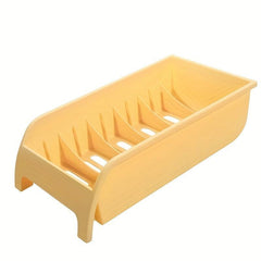 1pc Kitchen Drain Bowl And Dish Storage Rack Single Layer Household Supplies