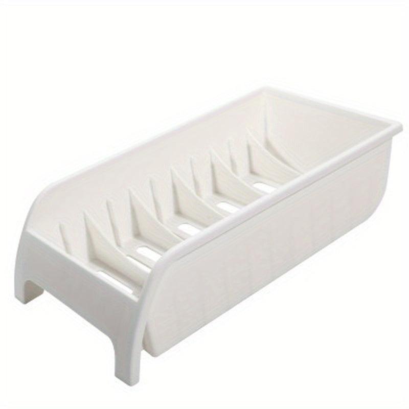 1pc Kitchen Drain Bowl And Dish Storage Rack Single Layer Household Supplies
