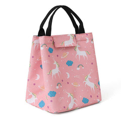Cartoon Printed Lunch Bag Insulated Bento Bag