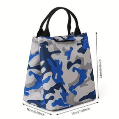Cartoon Printed Lunch Bag Insulated Bento Bag