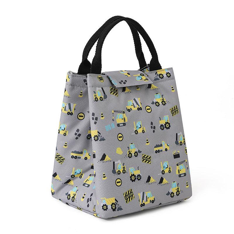 Cartoon Printed Lunch Bag Insulated Bento Bag