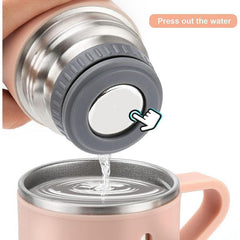500ml Stainless Steel Vacuum Flask Insulated Water Bottle for Hot Cold Beverages