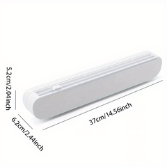 Magnetic Plastic Wrap Dispenser with Slide Cutter - Suction Cup Type