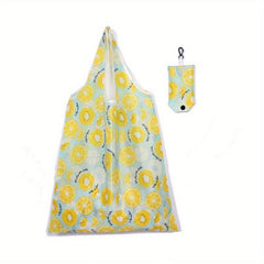 5pcs 10pcs Reusable Grocery Bag Floral Square Bag Portable Folding Bag