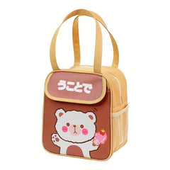 Large Capacity Bento Bag for Office Picnic Hand Washable Thermal Bag