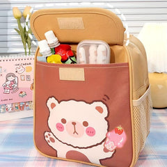 Large Capacity Bento Bag for Office Picnic Hand Washable Thermal Bag