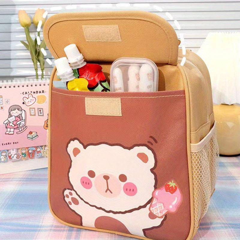 Large Capacity Bento Bag for Office Picnic Hand Washable Thermal Bag