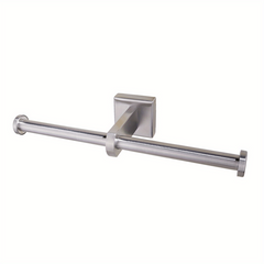 304 Stainless Steel Toilet Roll Holder Double Roll Bathroom Toilet Paper Shelf