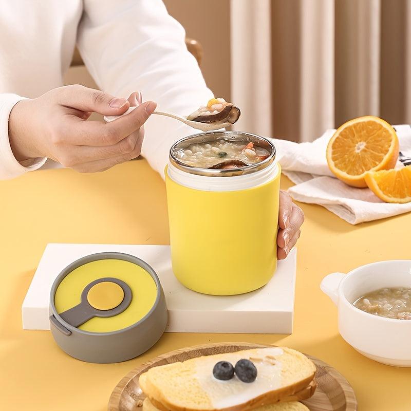 Stainless Steel Portable Oatmeal Cup with Lid