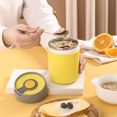 Stainless Steel Portable Oatmeal Cup with Lid
