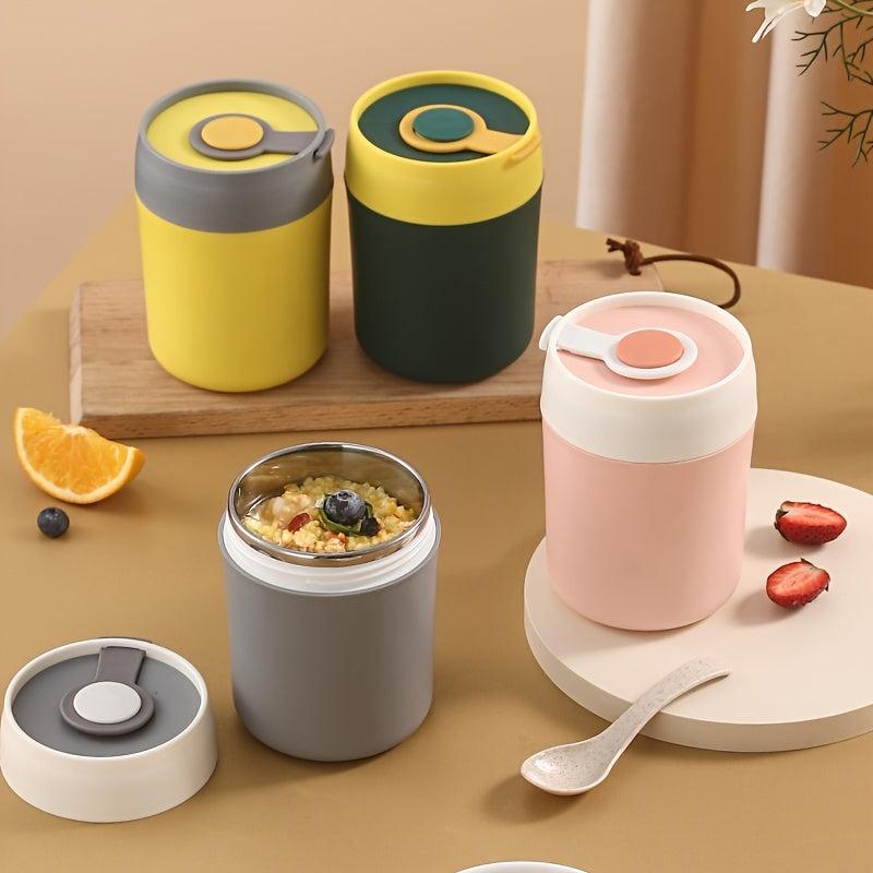 Stainless Steel Portable Oatmeal Cup with Lid
