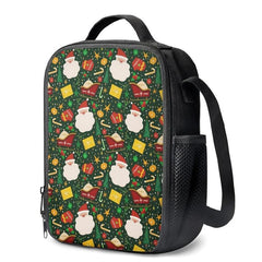 Cartoon Christmas Outdoor Picnic Bag Insulated Lunch Bag