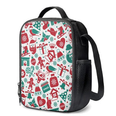 Cartoon Christmas Outdoor Picnic Bag Insulated Lunch Bag