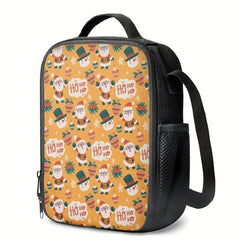 Cartoon Christmas Outdoor Picnic Bag Insulated Lunch Bag